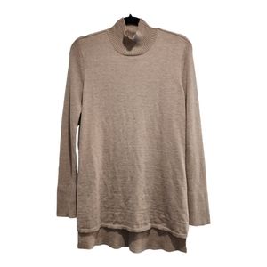 Appleseed Mock-Neck Tunic Sweater